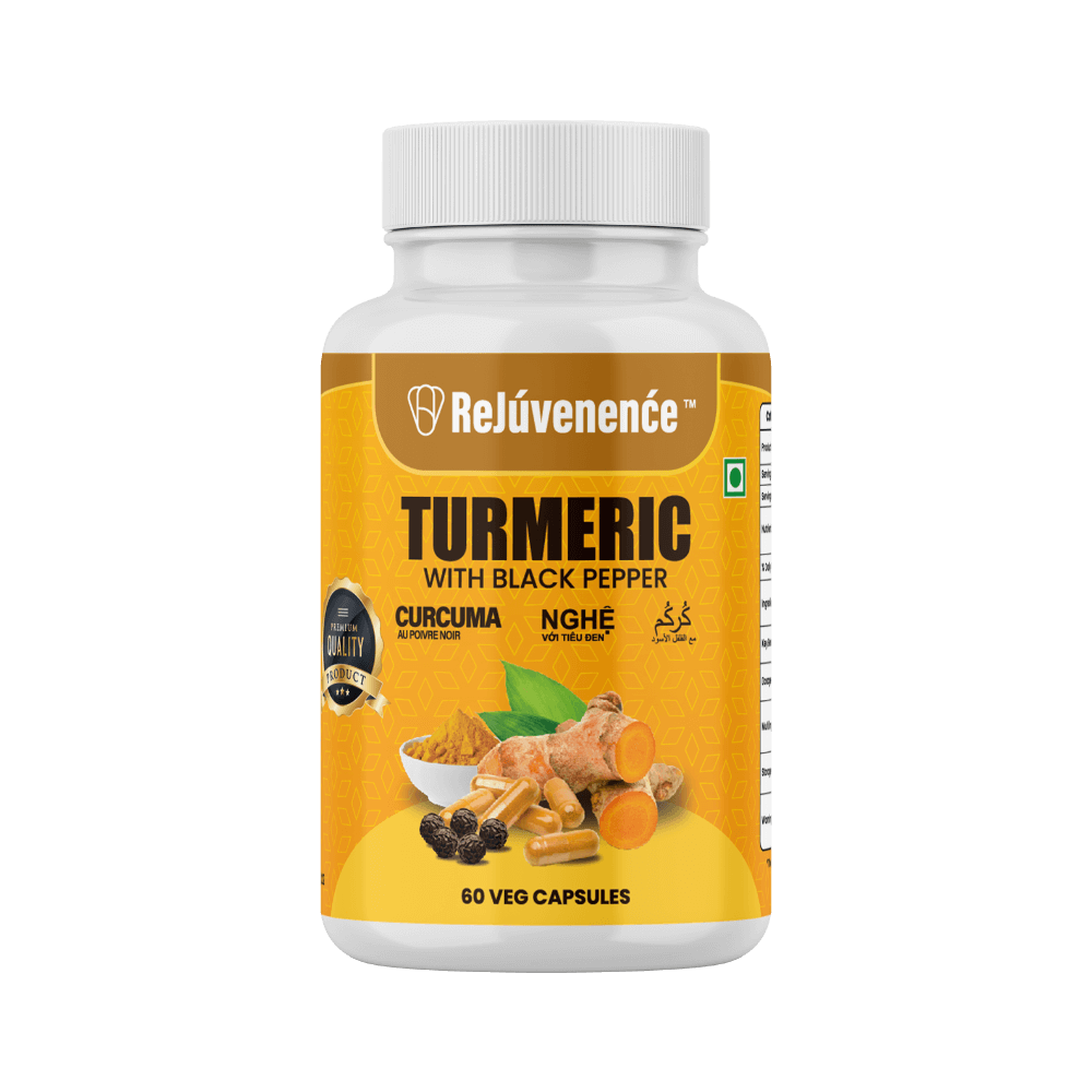 Turmeric with Black Pepper Veg Capsules