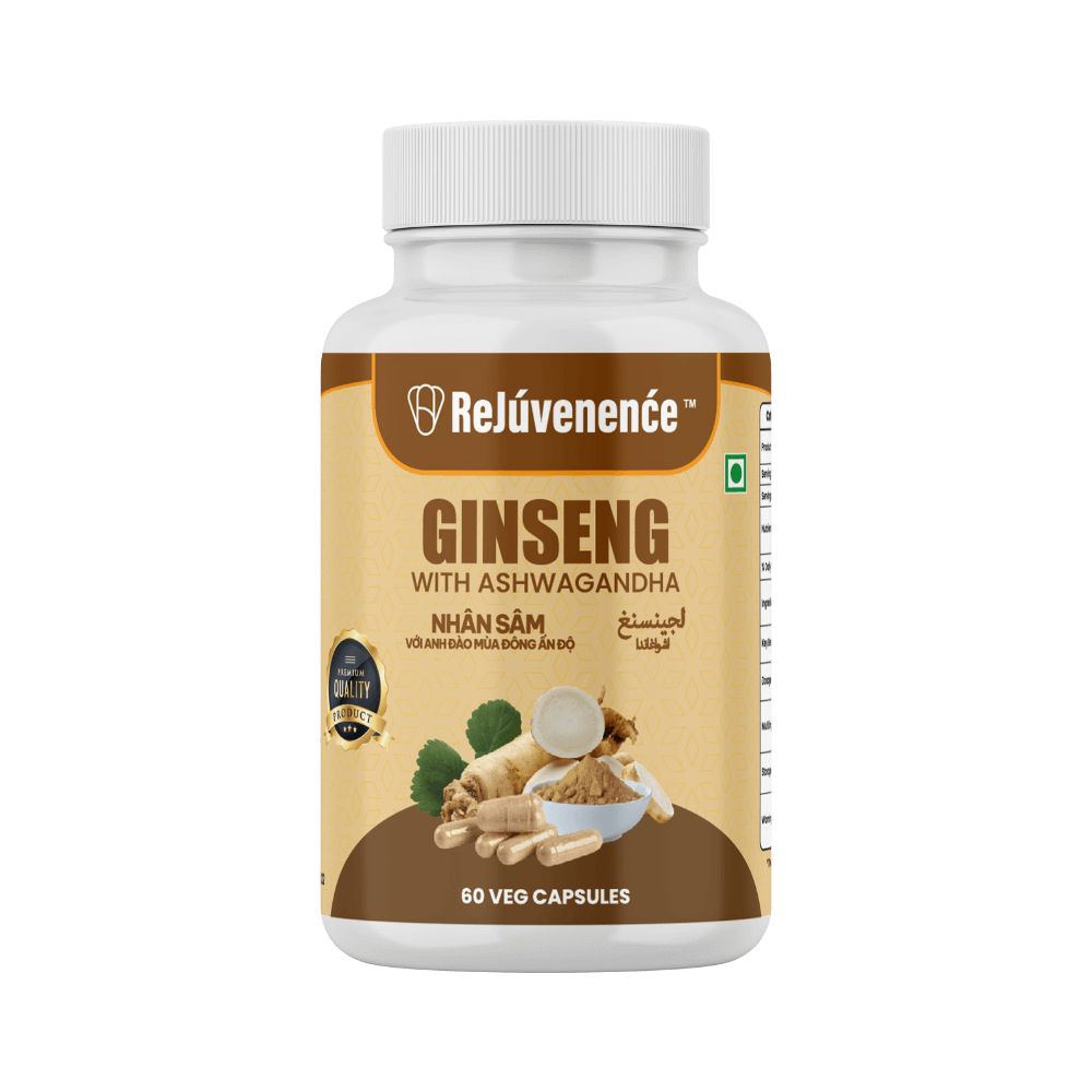 Ginseng with Ashwagandha Veg Capsules