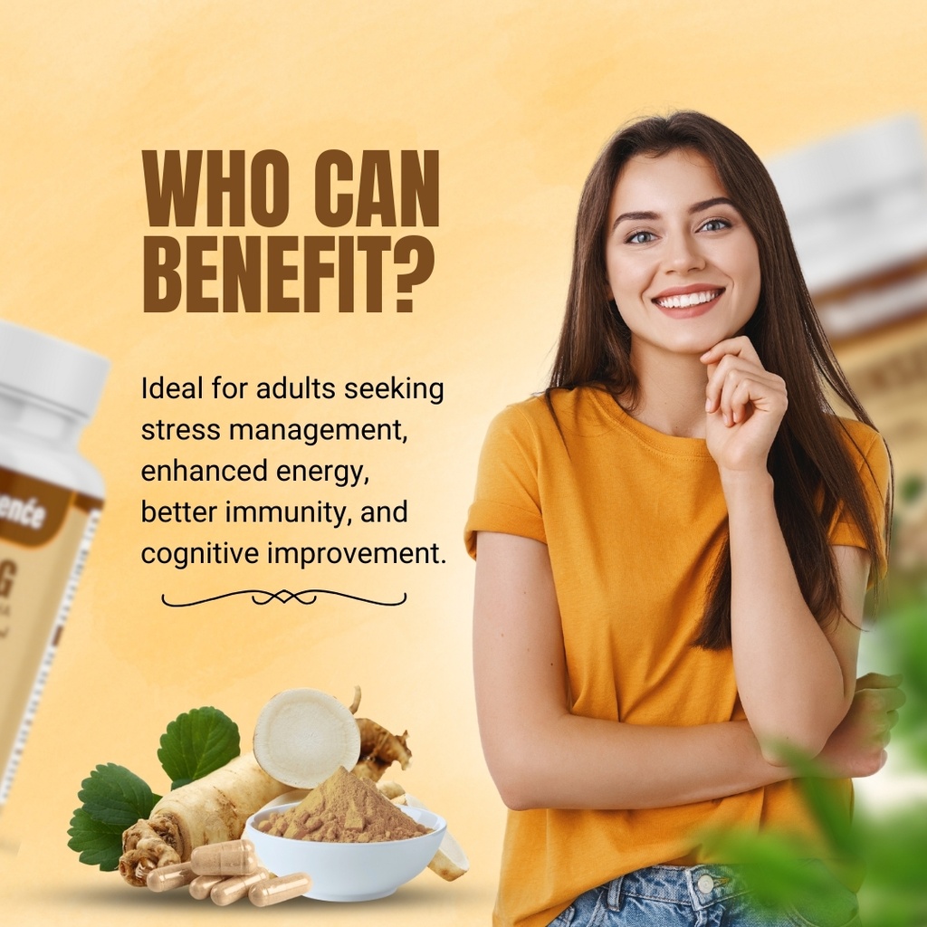 Ginseng With Ashwagandha Veg Capsules