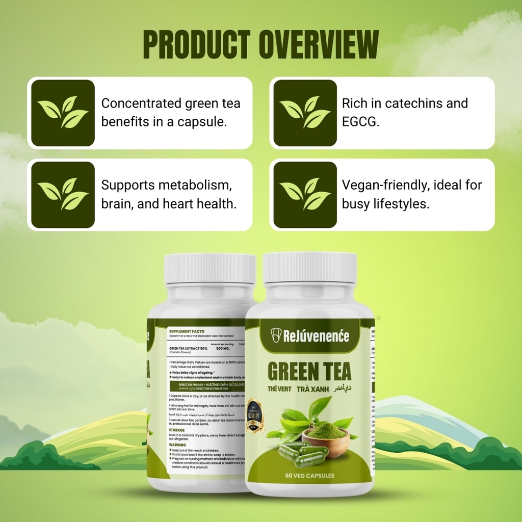 Green Tea Veg Capsules