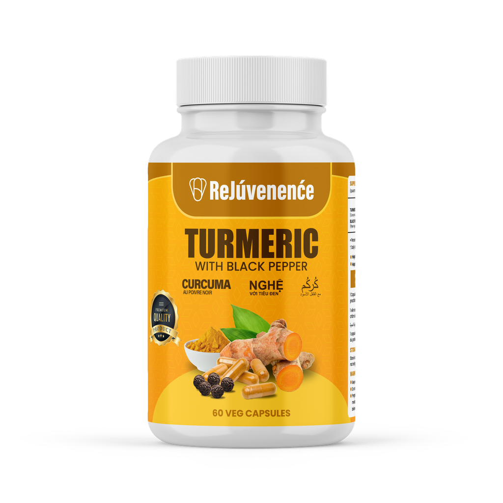 Turmeric with Black Pepper Veg Capsules