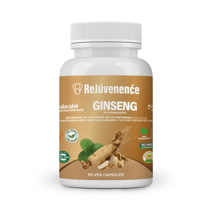 Ginseng With Ashwagandha Veg Capsules