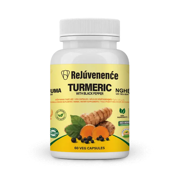 Turmeric With Black Pepper Veg Capsules