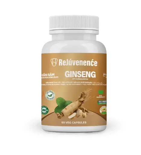 Ginseng With Ashwagandha Veg Capsules